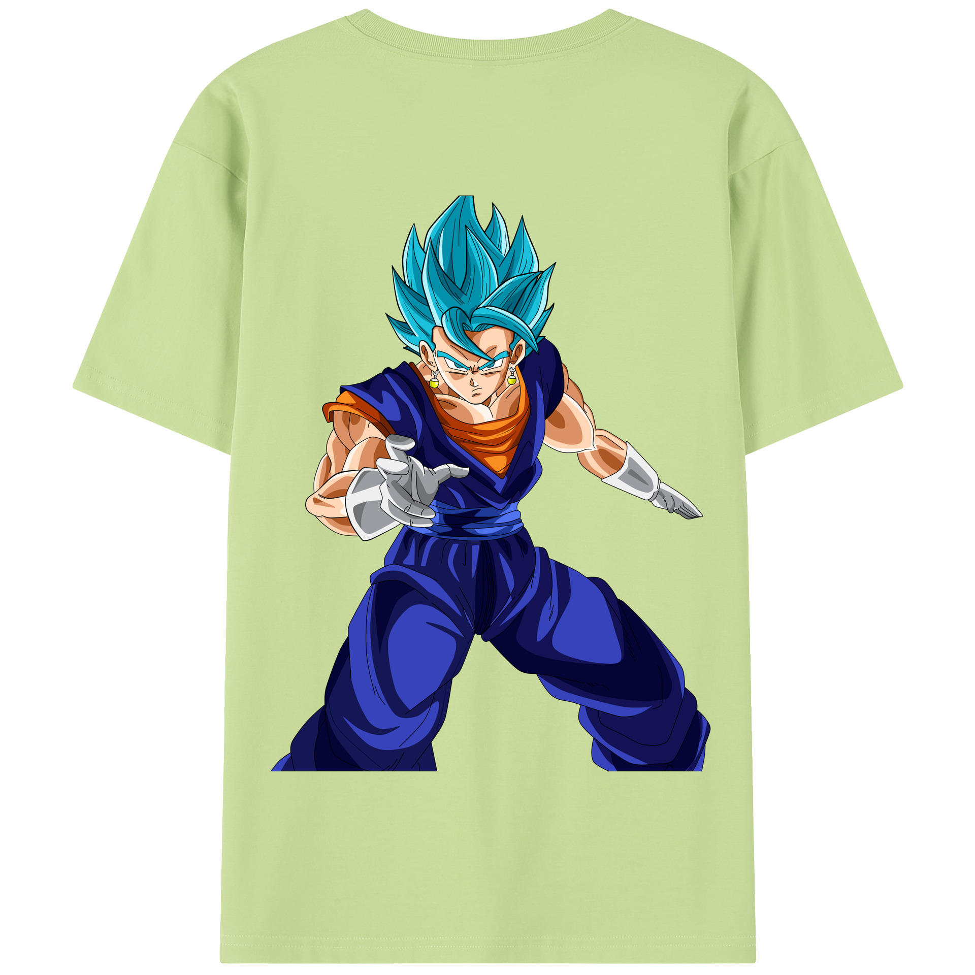 （画像用） ドラゴンボール ベジット DRAGON BALL Vegetto 綿100％半袖Tシャツ（背面プリント）